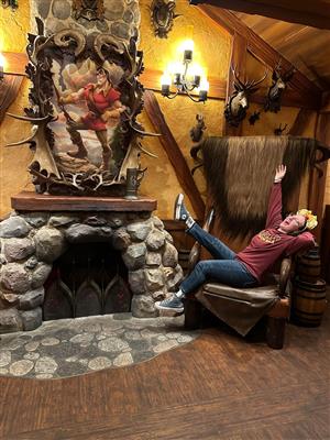 Madame at Gaston's tavern